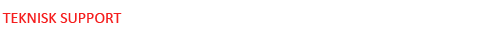 Teknisk support